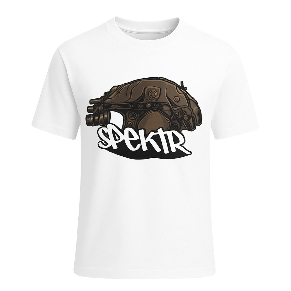T-SHIRT GRAFFITI BEAR BLANC